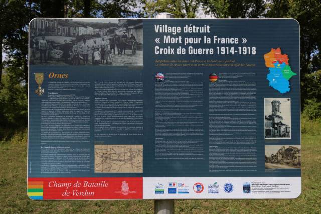 Das zerstörte Dorf Fleury-devant-Douaumont